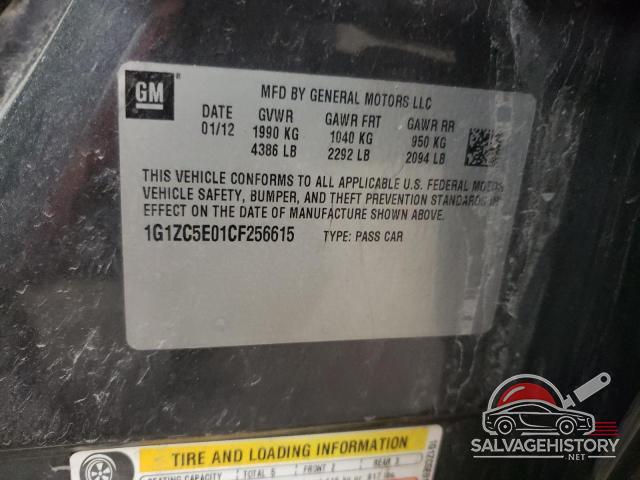 1G1ZC5E01CF256615 2012 CHEVROLET MALIBU photo no. 12