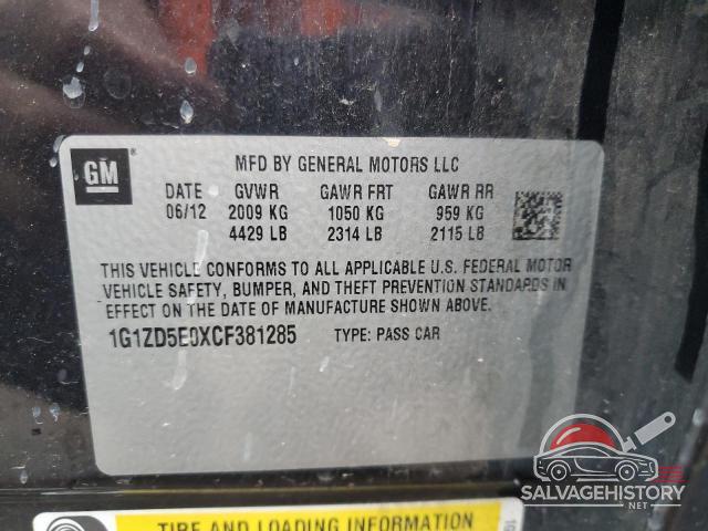 1G1ZD5E0XCF381285 2012 CHEVROLET MALIBU photo no. 13