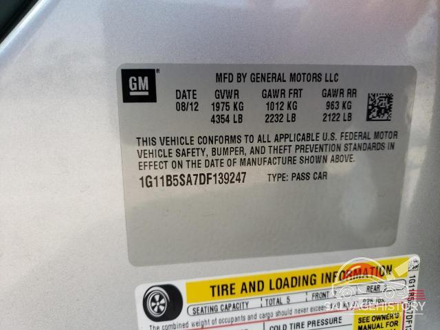 1G11B5SA7DF139247 2013 CHEVROLET MALIBU photo no. 12