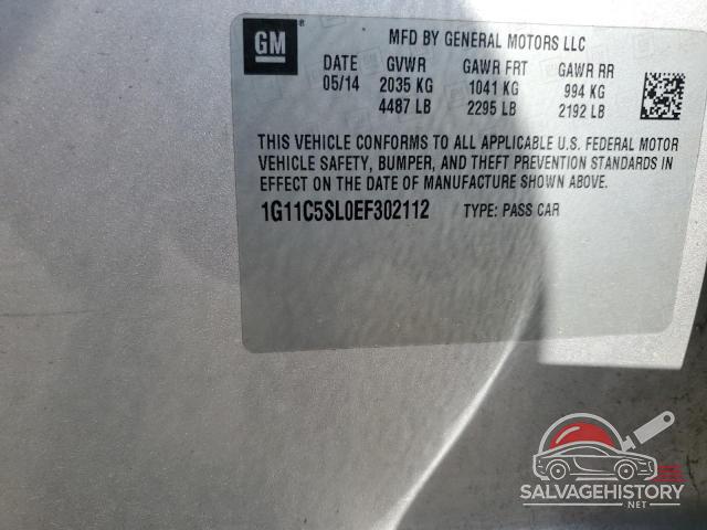 1G11C5SL0EF302112 2014 CHEVROLET MALIBU photo no. 12