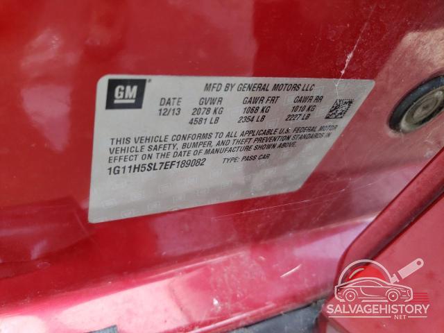 1G11H5SL7EF189082 2014 CHEVROLET MALIBU photo no. 12