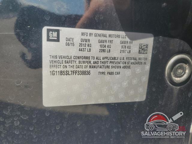 1G11B5SL7FF338836 2015 CHEVROLET MALIBU photo no. 12