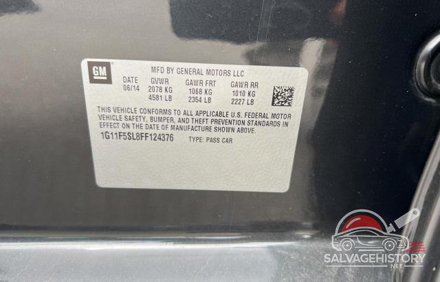 1G11F5SL8FF124376 2015 CHEVROLET MALIBU photo no. 10