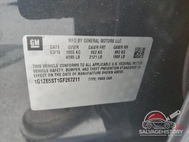 1G1ZE5ST1GF267211 2016 CHEVROLET MALIBU photo no. 12