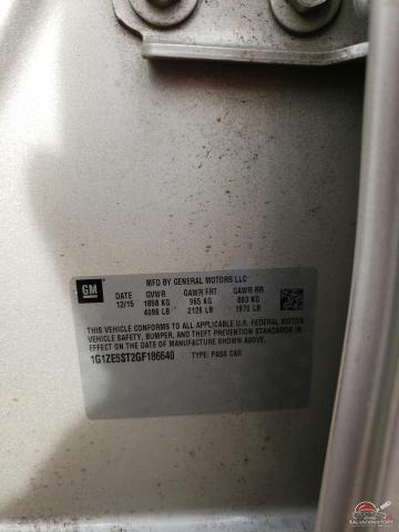 1G1ZE5ST2GF186640 2016 CHEVROLET MALIBU photo no. 12