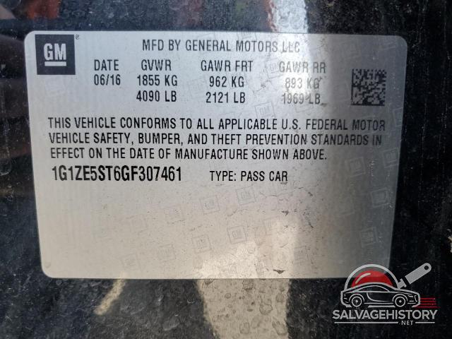 1G1ZE5ST6GF307461 2016 CHEVROLET MALIBU photo no. 12