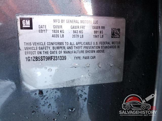 1G1ZB5ST9HF231339 2017 CHEVROLET MALIBU photo no. 12