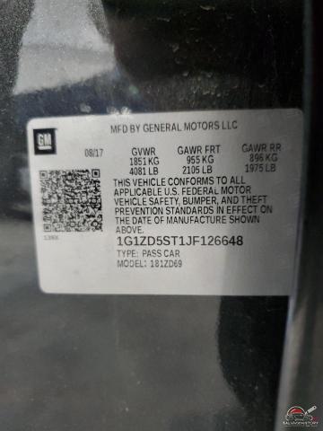 1G1ZD5ST1JF126648 2018 CHEVROLET MALIBU photo no. 12