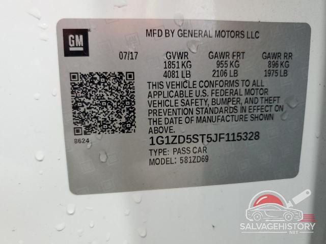1G1ZD5ST5JF115328 2018 CHEVROLET MALIBU photo no. 13