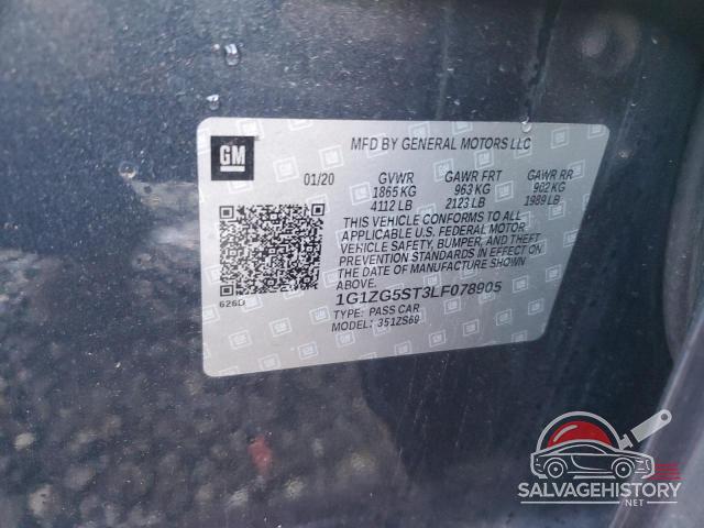 1G1ZG5ST3LF078905 2020 CHEVROLET MALIBU photo no. 12