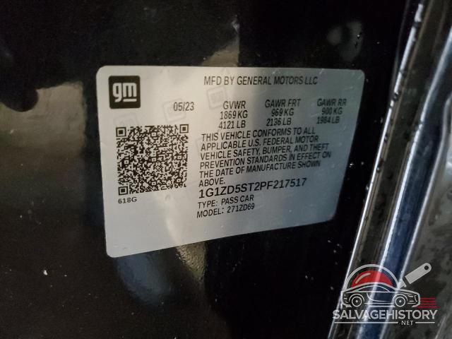 1G1ZD5ST2PF217517 2023 CHEVROLET MALIBU photo no. 12