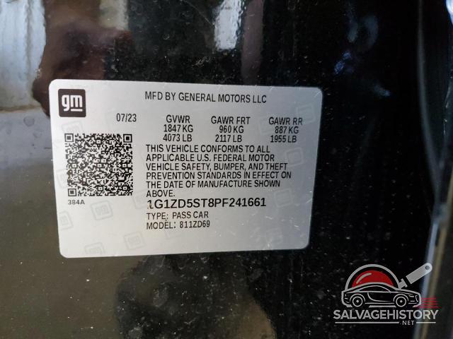1G1ZD5ST8PF241661 2023 CHEVROLET MALIBU photo no. 13