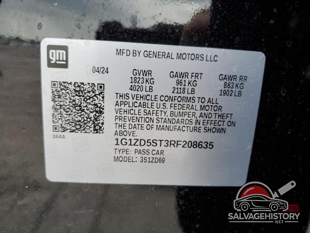 1G1ZD5ST3RF208635 2024 CHEVROLET MALIBU photo no. 12