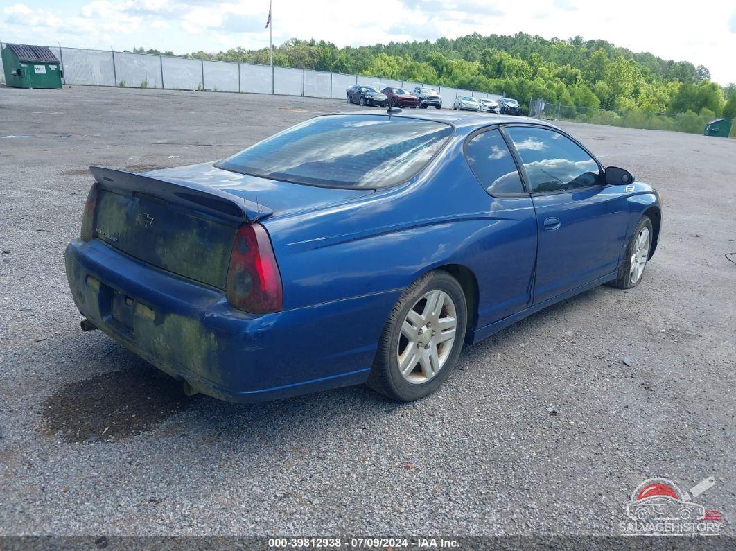2G1WN151469302756 2006 CHEVROLET MONTE CARLO photo no. 4