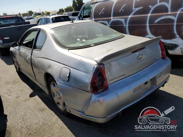 2G1WL15C369340406 2006 CHEVROLET MONTECARLO photo no. 2