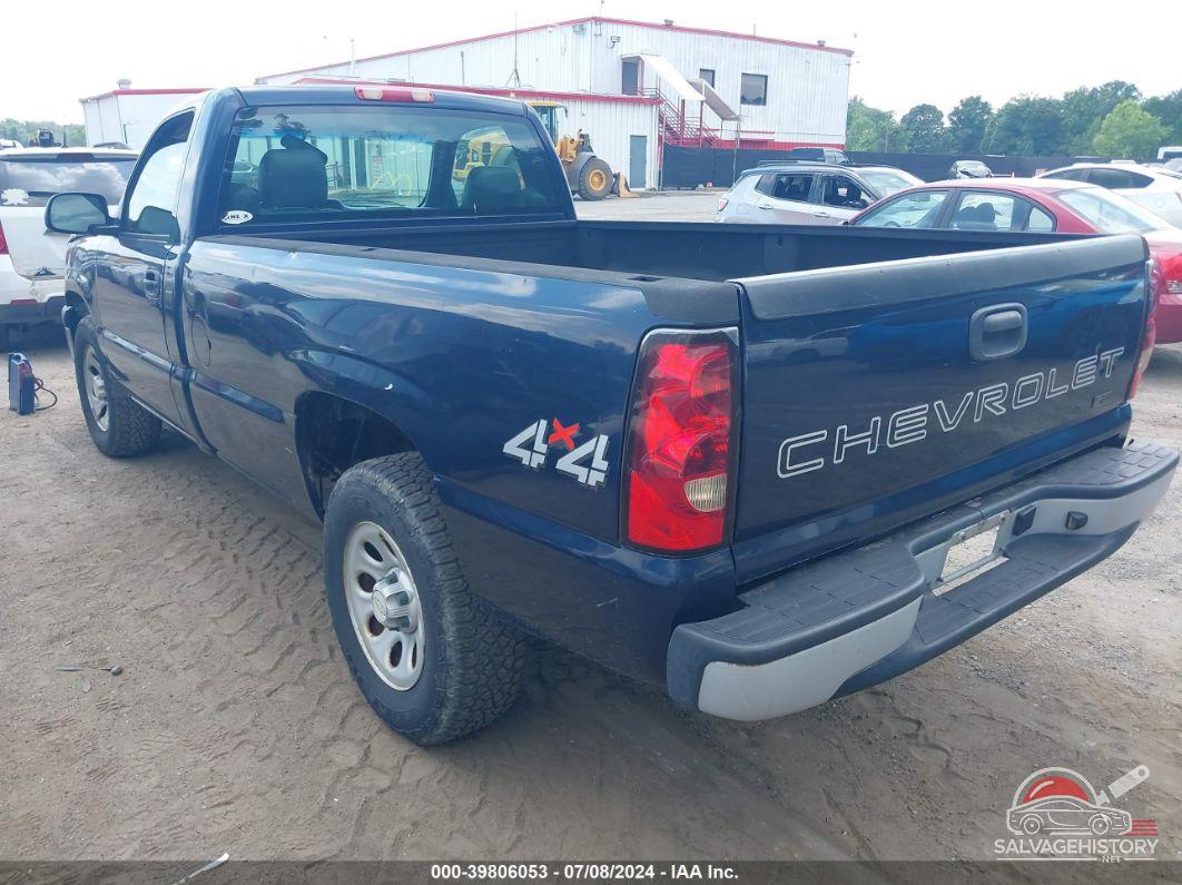 3GCEK14V66G134544 2006 CHEVROLET SILVERADO 1500 photo no. 3