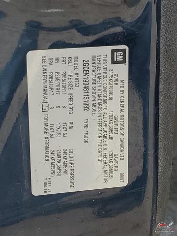 2GCEK190481151982 2008 CHEVROLET SILVERADO photo no. 12
