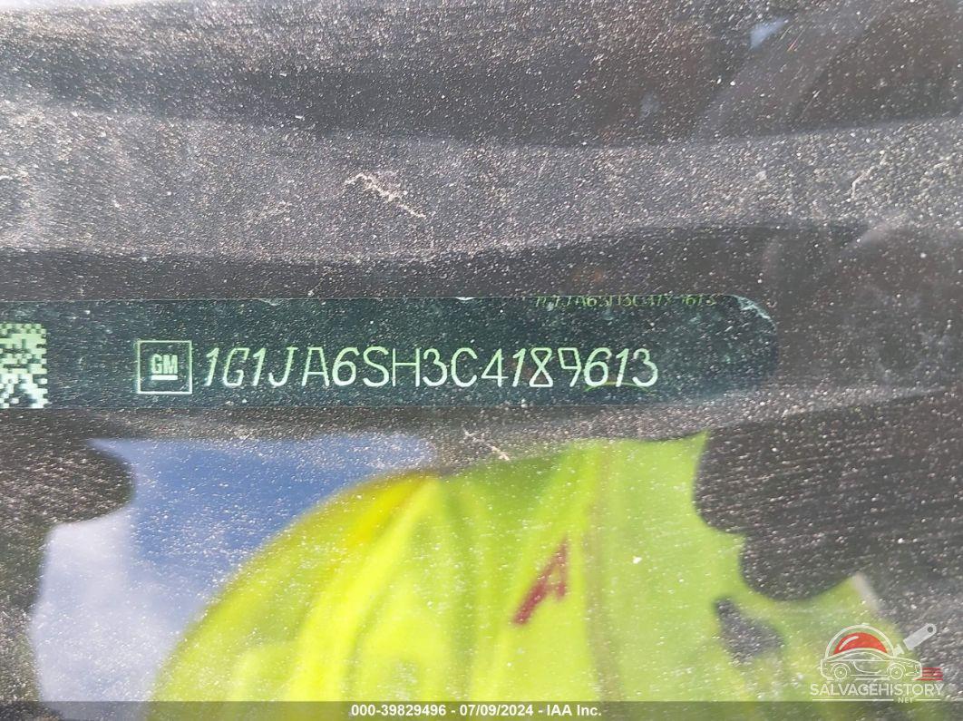 1G1JA6SH3C4189613 2012 CHEVROLET SONIC photo no. 9