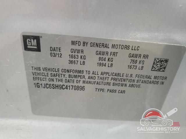 1G1JC6SH9C4170896 2012 CHEVROLET SONIC photo no. 12