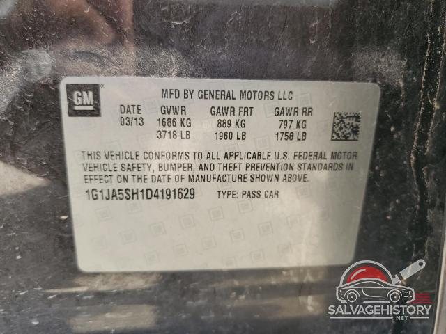 1G1JA5SH1D4191629 2013 CHEVROLET SONIC photo no. 12