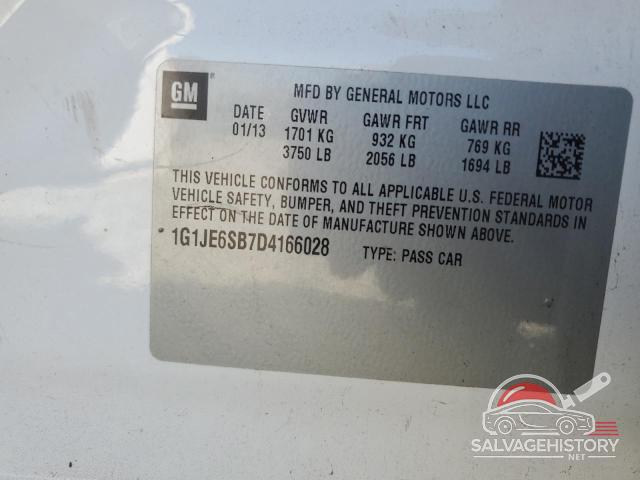 1G1JE6SB7D4166028 2013 CHEVROLET SONIC photo no. 12