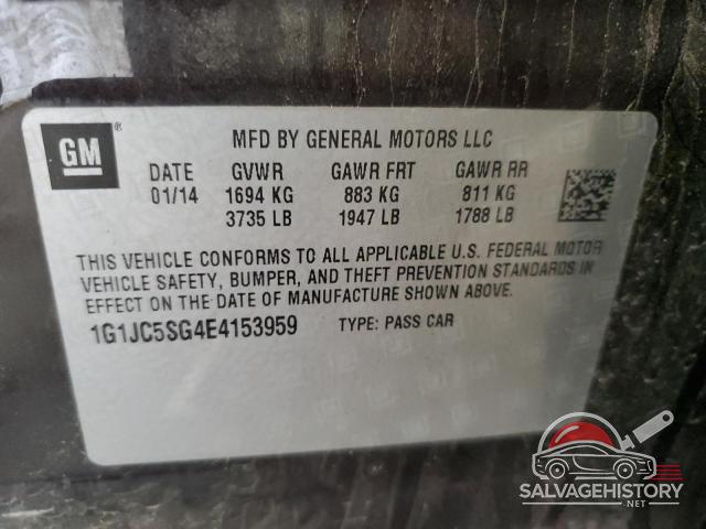 1G1JC5SG4E4153959 2014 CHEVROLET SONIC photo no. 12