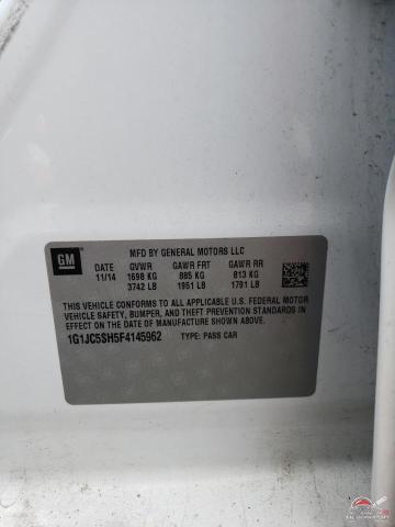 1G1JC5SH5F4145962 2015 CHEVROLET SONIC photo no. 12