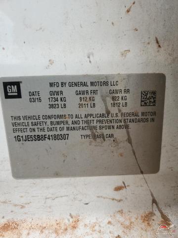 1G1JE5SB8F4180307 2015 CHEVROLET SONIC photo no. 13