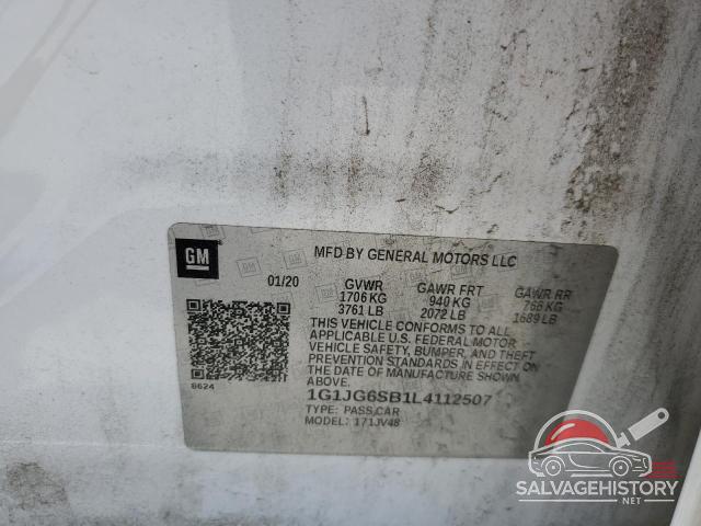 1G1JG6SB1L4112507 2020 CHEVROLET SONIC photo no. 12