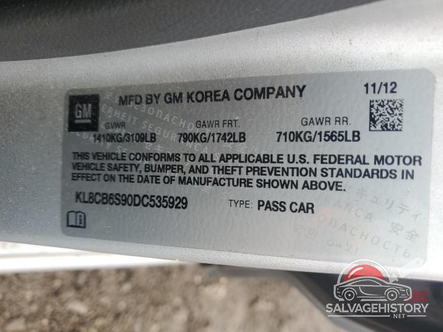 KL8CB6S90DC535929 2013 CHEVROLET SPARK photo no. 13