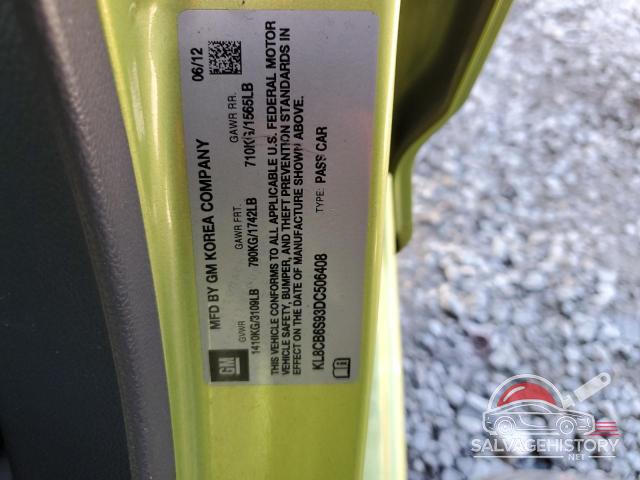 KL8CB6S93DC506408 2013 CHEVROLET SPARK photo no. 13