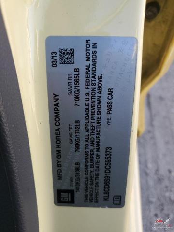 KL8CD6S91DC595373 2013 CHEVROLET SPARK photo no. 12