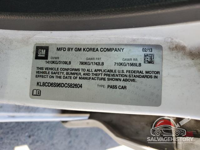 KL8CD6S96DC582604 2013 CHEVROLET SPARK photo no. 12