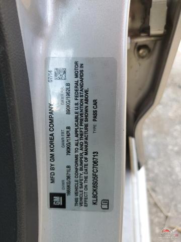 KL8CK6S05FC706713 2015 CHEVROLET SPARK photo no. 12