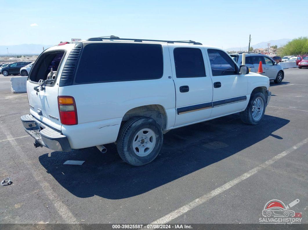 3GNEC16T81G162080 2001 CHEVROLET SUBURBAN 1500 photo no. 4