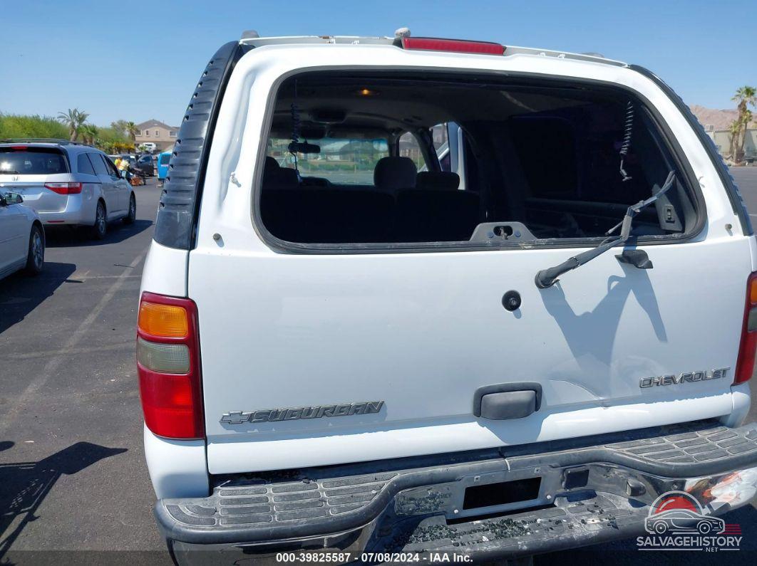 3GNEC16T81G162080 2001 CHEVROLET SUBURBAN 1500 photo no. 6