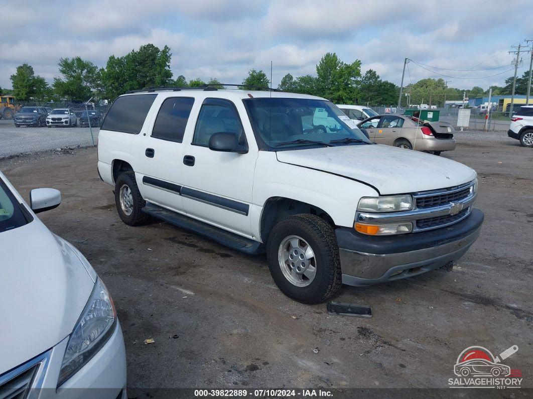 3GNFK16T91G279318 2001 CHEVROLET SUBURBAN 1500 photo no. 2