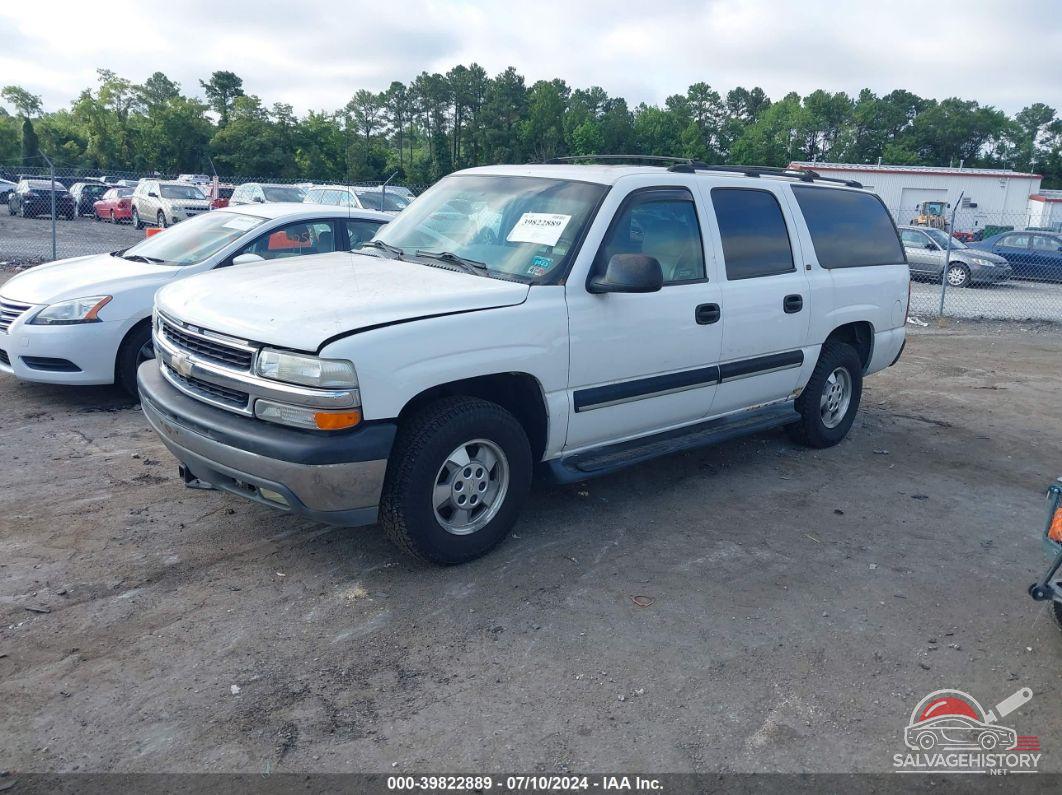 3GNFK16T91G279318 2001 CHEVROLET SUBURBAN 1500 photo no. 2