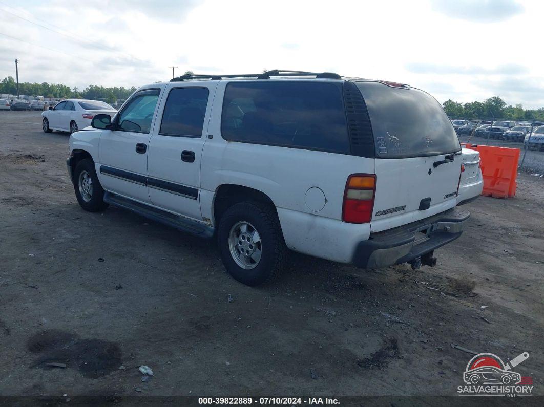 3GNFK16T91G279318 2001 CHEVROLET SUBURBAN 1500 photo no. 3