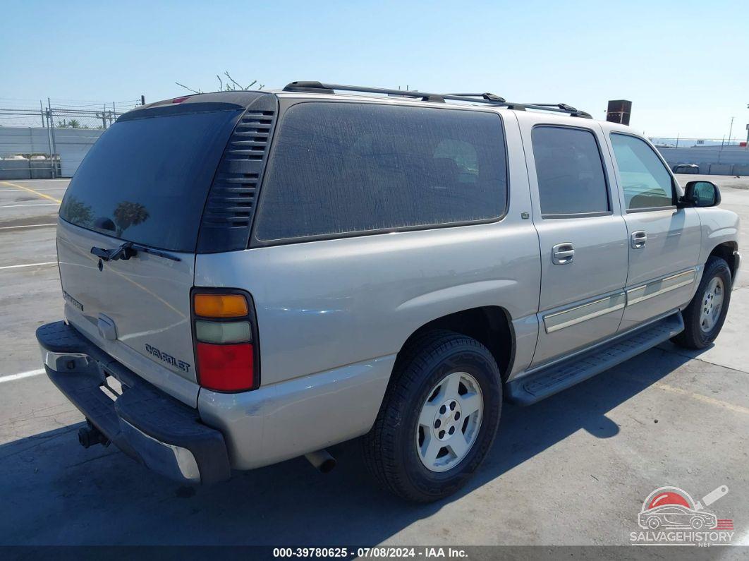 3GNEC16Z05G235341 2005 CHEVROLET SUBURBAN 1500 photo no. 4