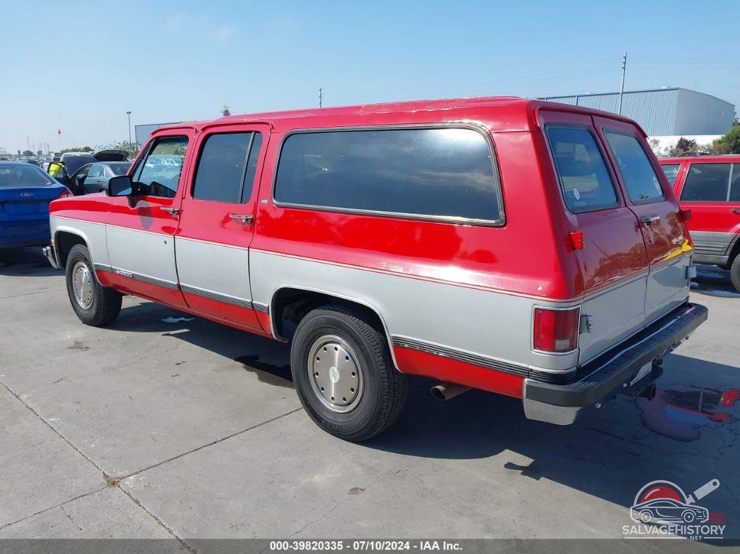 1GNGR26N3MF119755 1991 CHEVROLET SUBURBAN photo no. 3