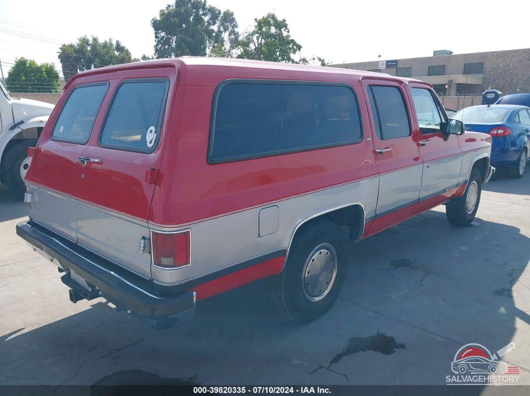 1GNGR26N3MF119755 1991 CHEVROLET SUBURBAN photo no. 4