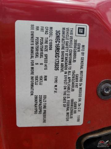 3GNEC16R5XG173826 1999 CHEVROLET SUBURBAN photo no. 13