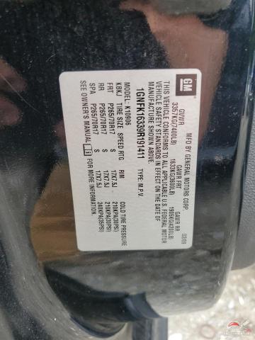 1GNFK16339R191411 2009 CHEVROLET SUBURBAN photo no. 13