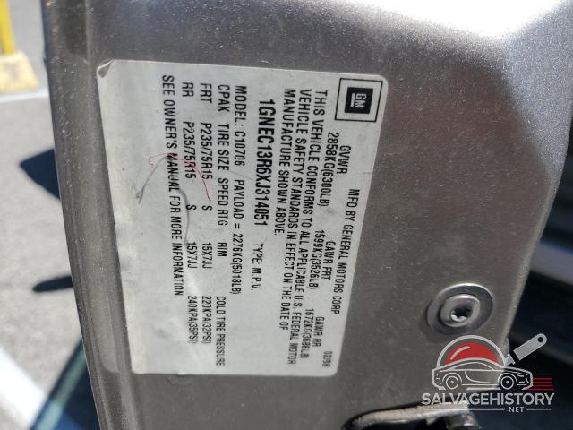 1GNEC13R6XJ314051 1999 CHEVROLET TAHOE photo no. 13