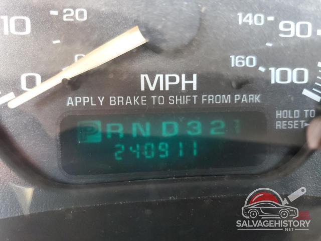 1GNEK13T21R187550 2001 CHEVROLET TAHOE photo no. 9