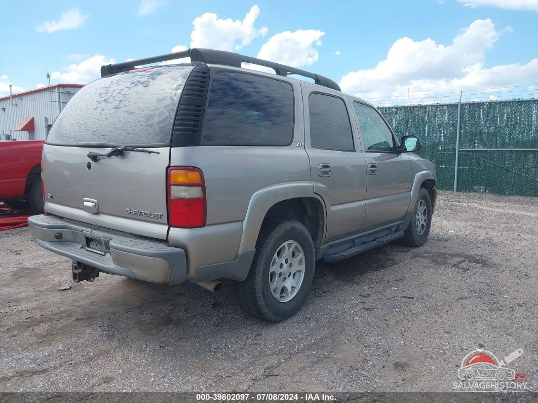 1GNEK13T93R290385 2003 CHEVROLET TAHOE photo no. 4