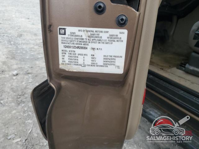 1GNEK13Z54R286064 2004 CHEVROLET TAHOE photo no. 14