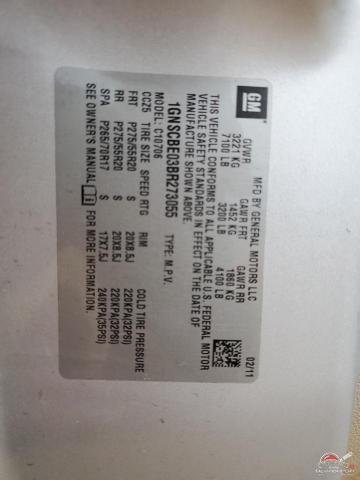 1GNSCBE03BR273055 2011 CHEVROLET TAHOE photo no. 13