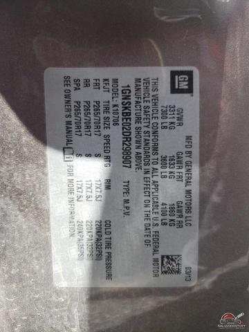 1GNSKBE02DR298907 2013 CHEVROLET TAHOE photo no. 13